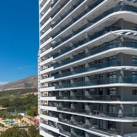 Eagle Tower Blue Sky Benidorm